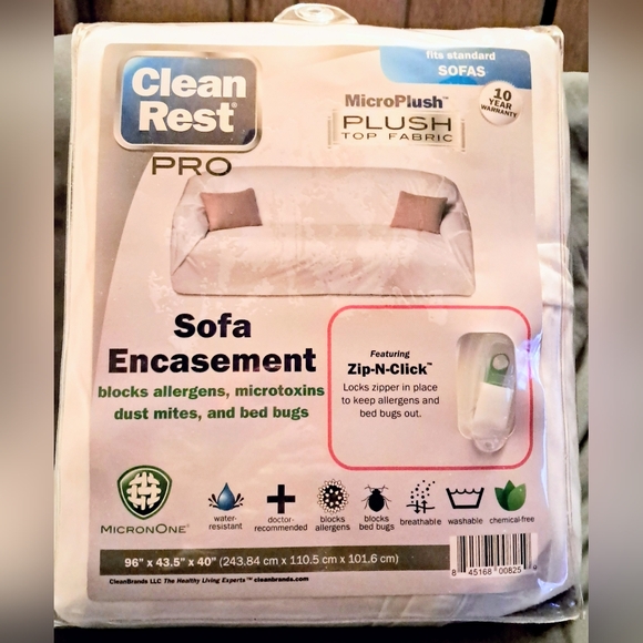 CLEAN REST PRO SOFA ENCASEMENT NIP - Picture 1 of 7